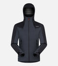 Veste de randonnée membrane respirante - Femme - COSMIQUES 2 F Noir - packshot