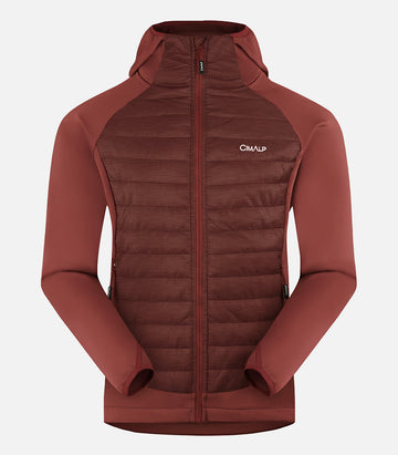 Giacca termica traspirante CimaTherm® - Uomo - DIKLO 2 H color mattone - foto prodotto