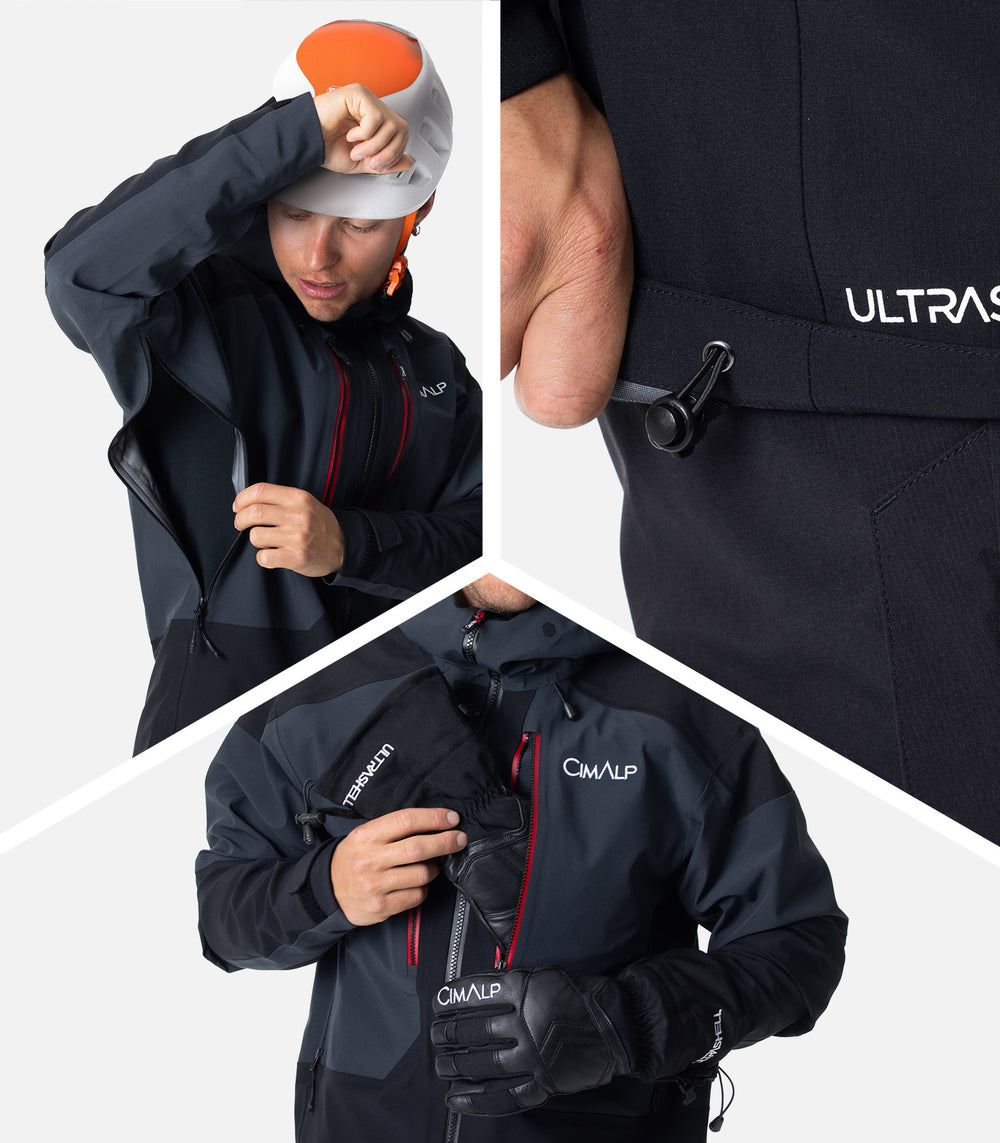 Wasserdichte Hardshell-Jacken Herren GUIDE PRO H