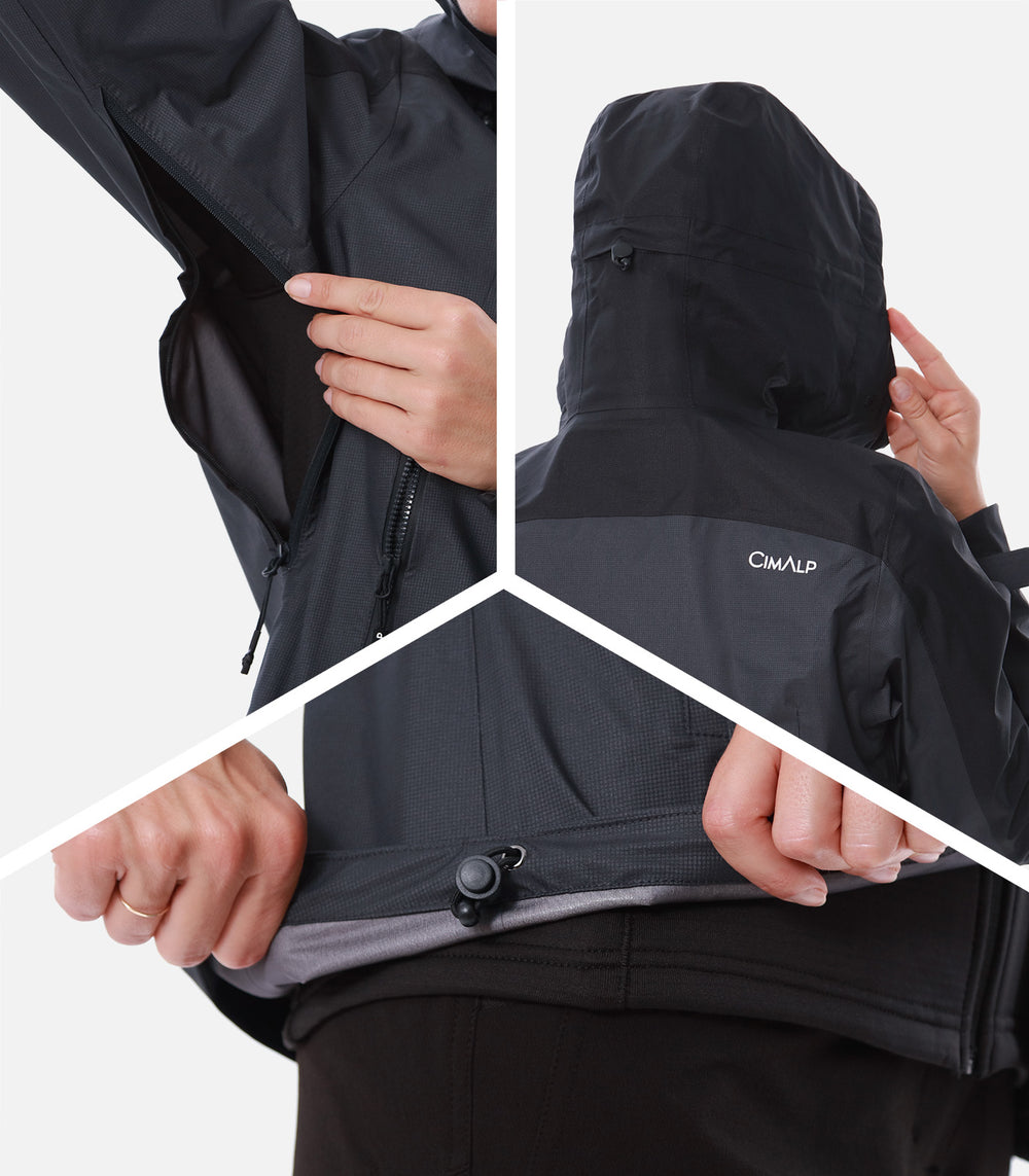 Wasserdichte Hardshell-Jacken Damen COSMIQUES 2 F