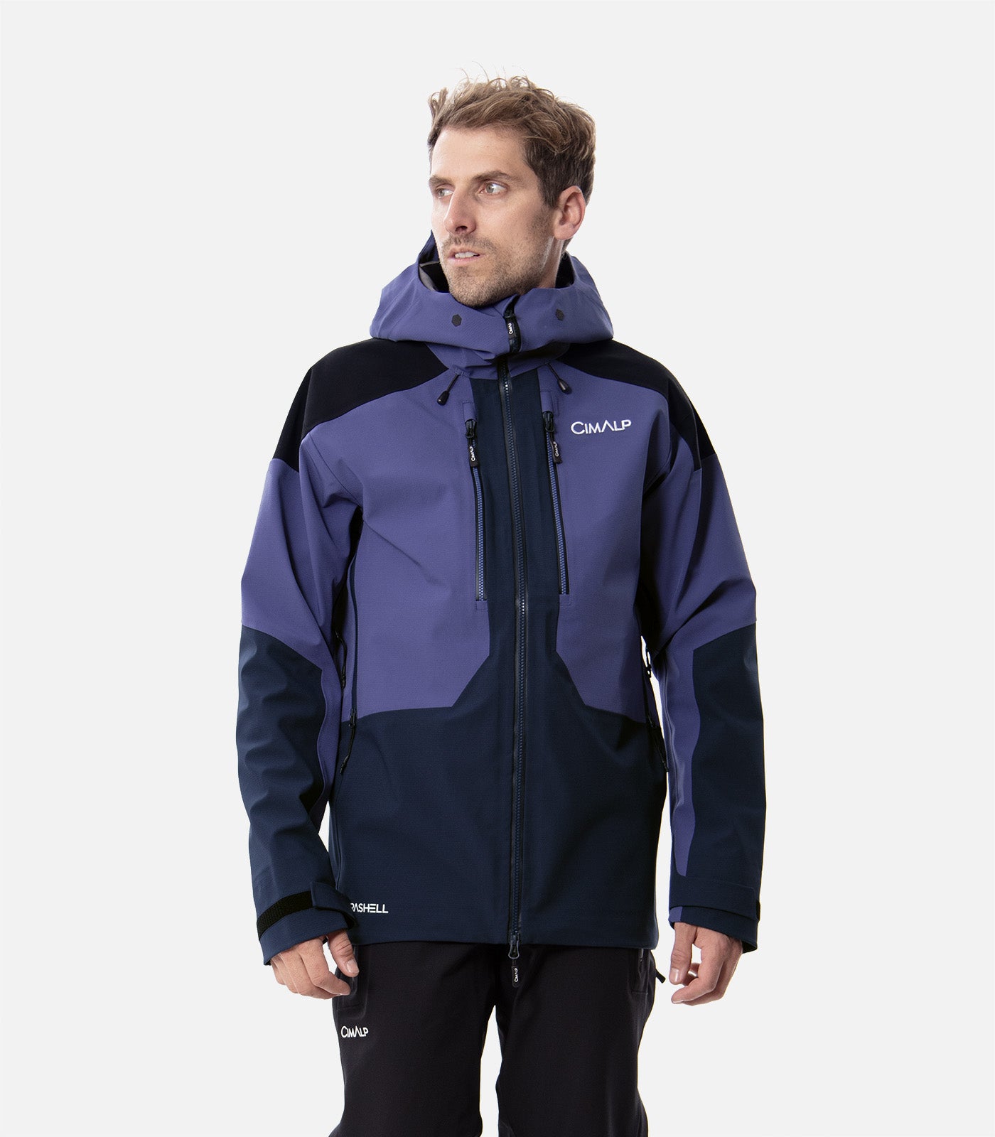 MARK&LONA G.O.D Hybrid Wind シェル トップ Men's waterproof and durable alpine jacket – Cimalp
