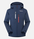 Isolierende Stretch-Skijacke – Damen – OISANS 3 F Marineblau – Produktfoto