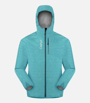 Chaqueta de trail impermeable y transpirable - Hombre - STORM 4 H verde petróleo - foto de producto
