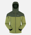 Besonders strapazierfähige 3-Lagen-Softshelljacke – Herren – SUMMIT 2 H Dunkelgrün – Produktfoto