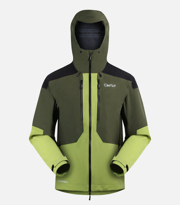 Men’s waterproof, ultra-durable jacket - GUIDE PRO H Green - product photo