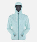 Women’s waterproof, breathable trail jacket - STORM 3 F Turquoise - product photo