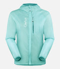 Ultralight hooded windproof jacket - Women - SKIN VESTE 3 F Turquoise - packshot