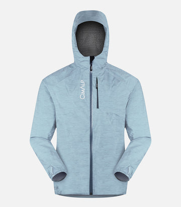 Chaqueta de trail impermeable y transpirable - Hombre - STORM 4 H azul grisáceo - foto de producto