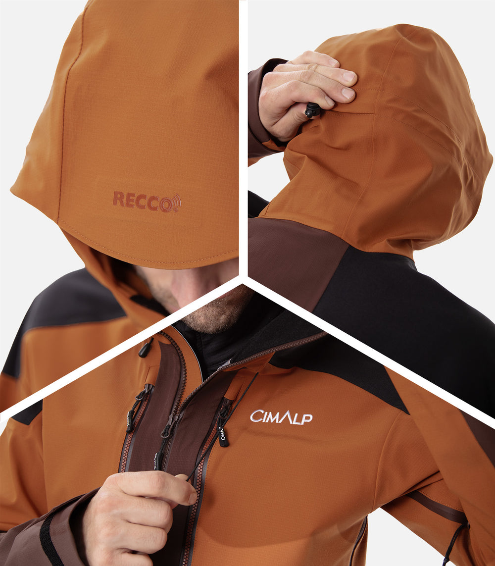 Wasserdichte Hardshell-Jacken Herren GUIDE PRO H