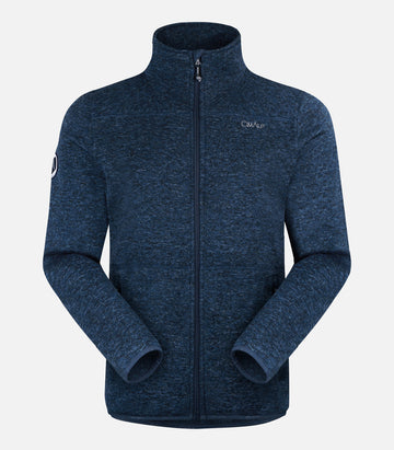 Giacca in pile calda con collo alto - Uomo - ROYANS 4 H blu navy - foto prodotto