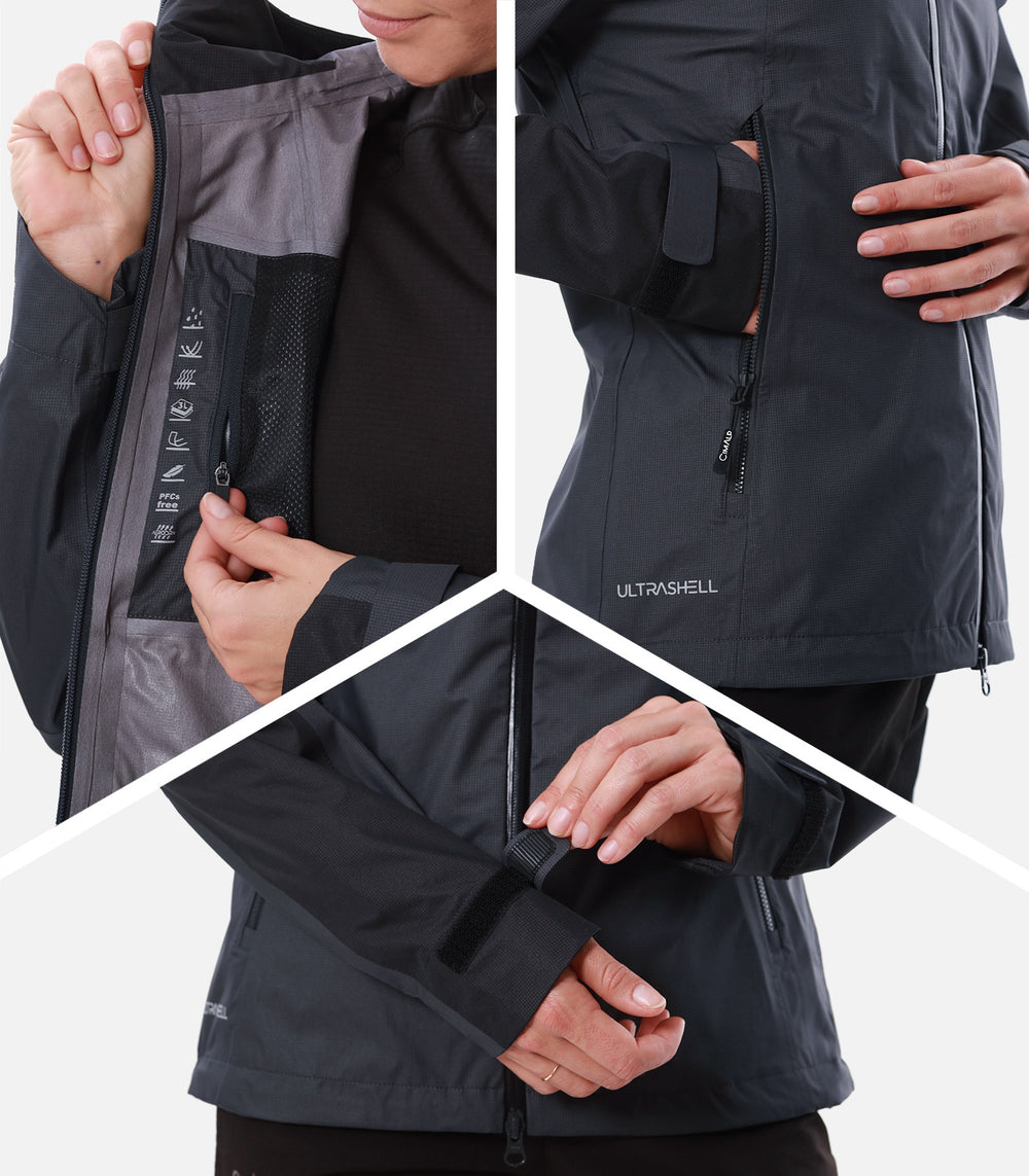 Wasserdichte Hardshell-Jacken Damen COSMIQUES 2 F