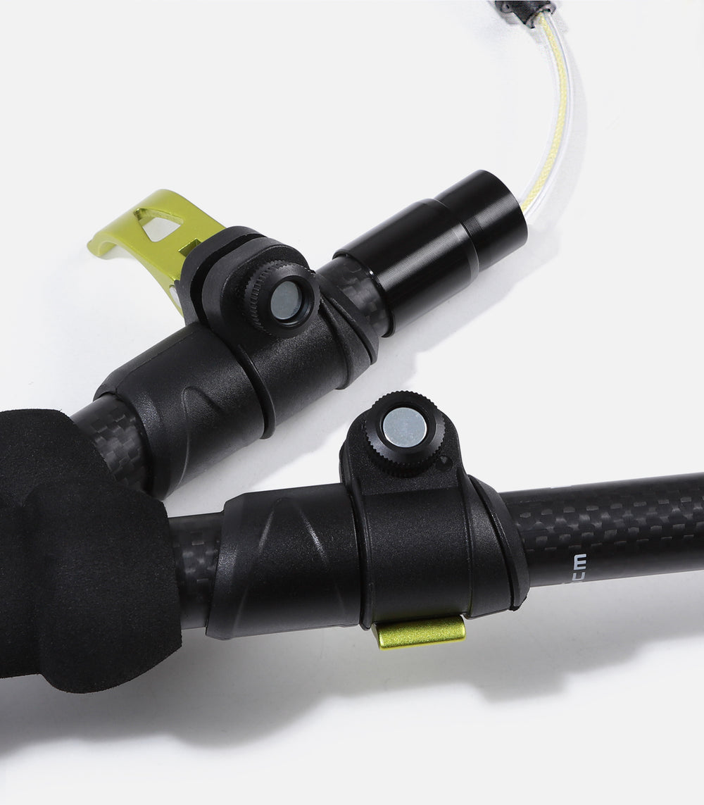 Bastoncini da trekking telescopici e pieghevoli misto DISTANCE CARBON 2