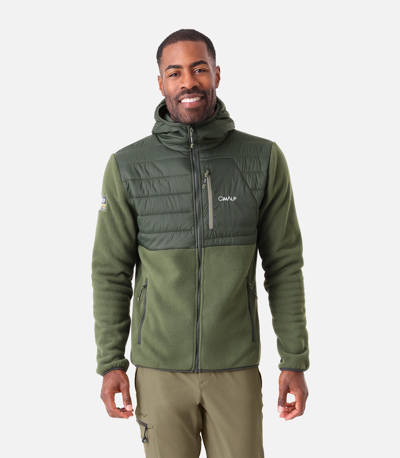 Men's hybrid fleece jacket | ARBIZON – Cimalp