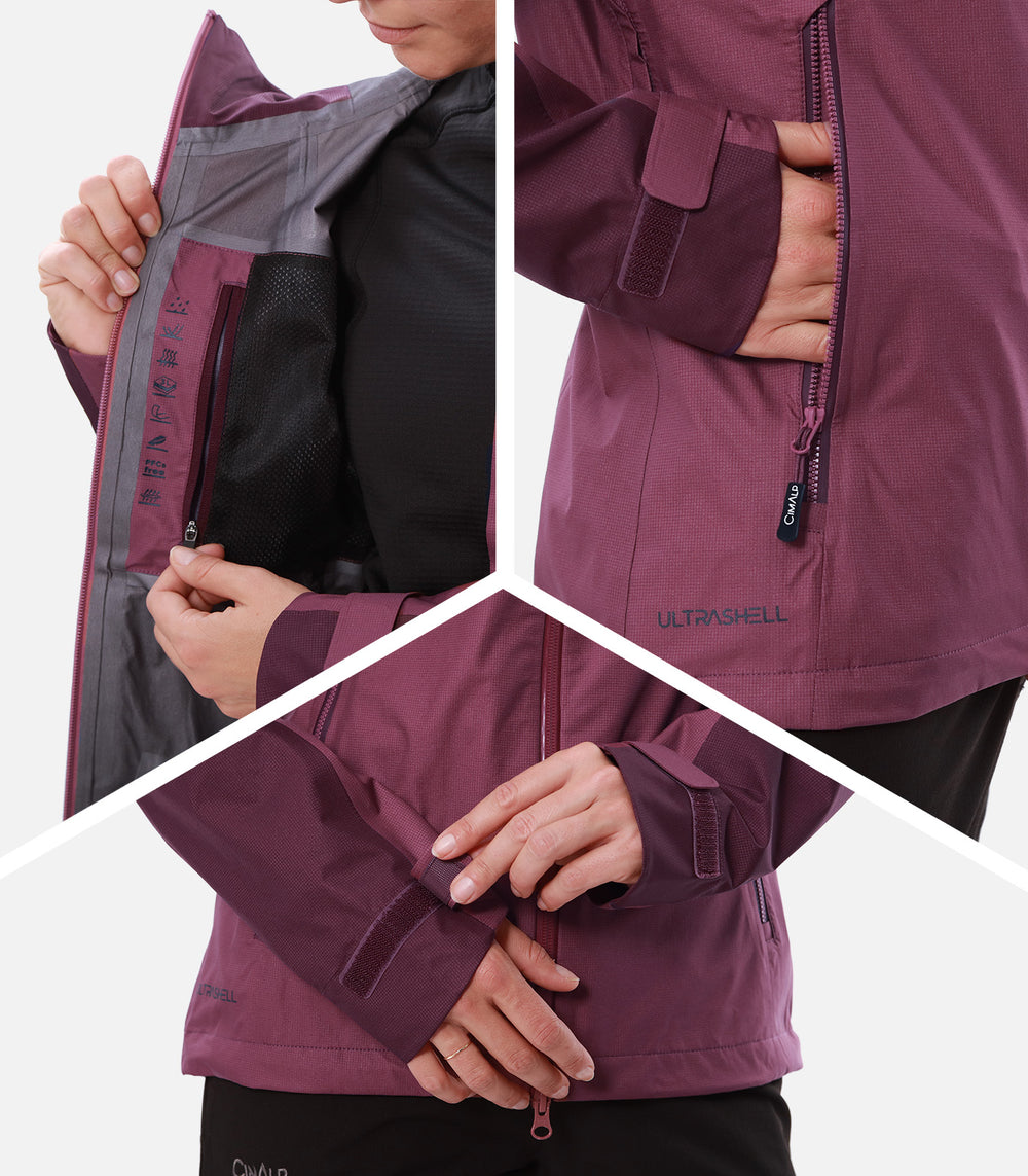 Wasserdichte Hardshell-Jacken Damen COSMIQUES 2 F