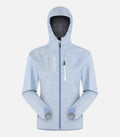 Women’s waterproof, breathable trail jacket - STORM 3 F Sky blue - product photo