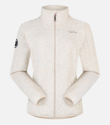Warme Fleecejacke mit Stehkragen – Damen – ROUSSET 4 F Beige – Produktfoto