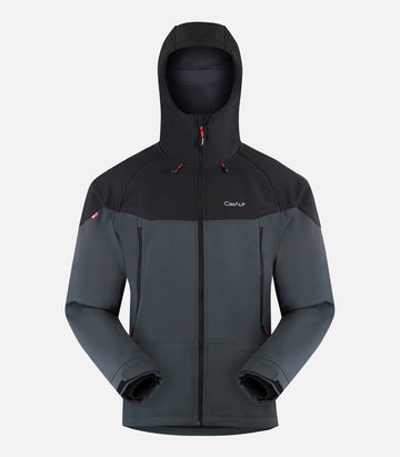 Giacca softshell a 3 strati ultraresistente - Uomo - SUMMIT 2 H Grigio - foto prodotto