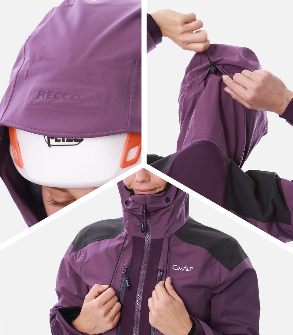 Wasserdichte Hardshell-Jacken Damen GUIDE PRO F