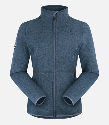 Warme Fleecejacke mit Stehkragen – Damen – ROUSSET 4 F Marineblau – Produktfoto