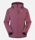 Warme, funktionale Softshell-Skijacke – Damen – GERVAIS 2 F Rosa – Produktansicht