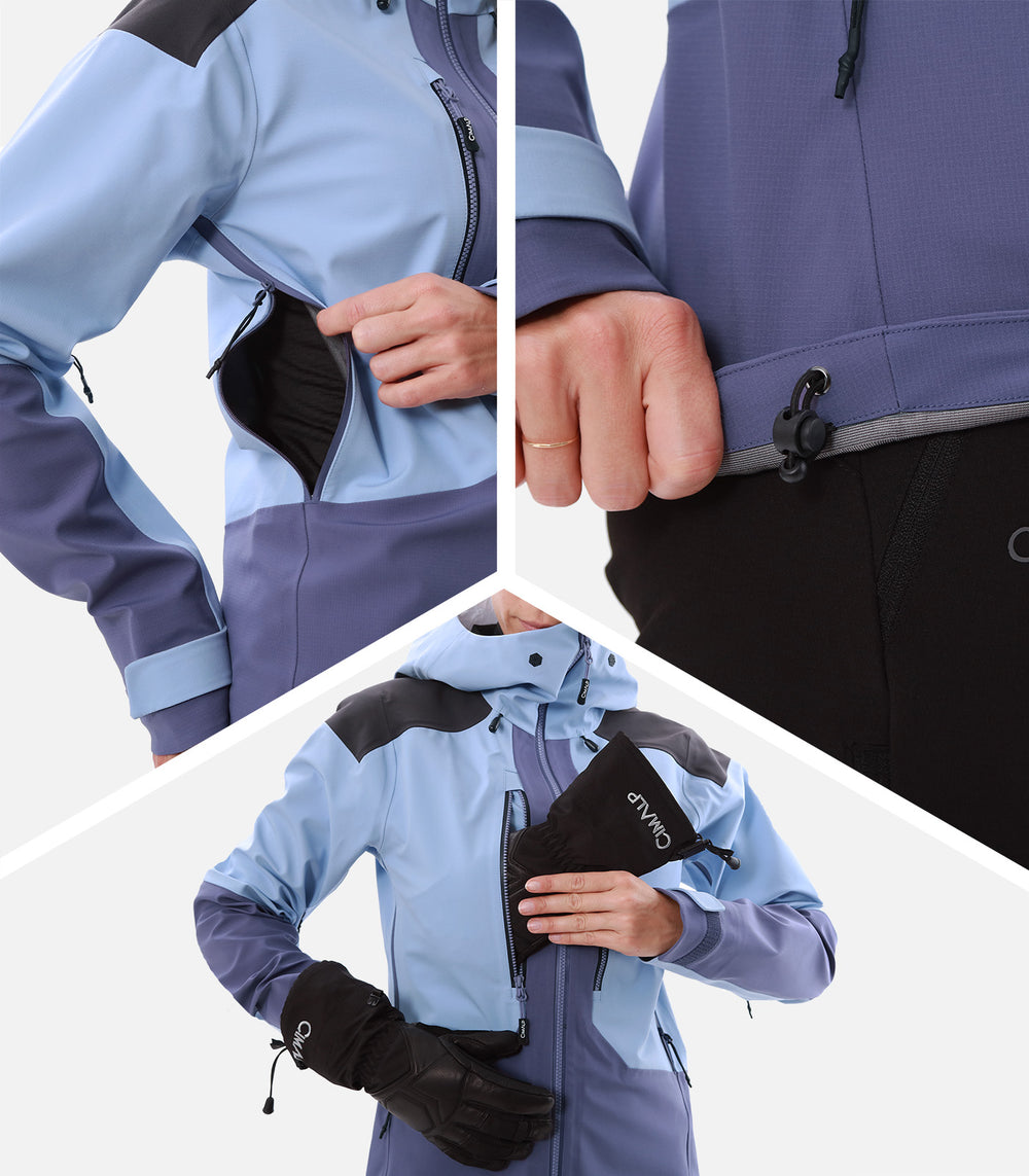 Wasserdichte Hardshell-Jacken Damen GUIDE PRO F