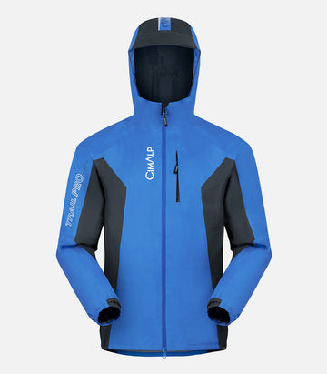 Waterproof, breathable Ultrashell® trail jacket - Men - STORM PRO 4 H Light blue - packshot
