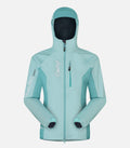 Waterproof, breathable Ultrashell® trail jacket - Women - STORM PRO F Turquoise - packshot