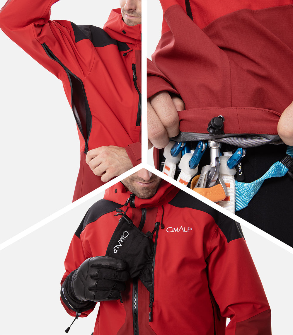 Wasserdichte Hardshell-Jacken Herren GUIDE PRO H