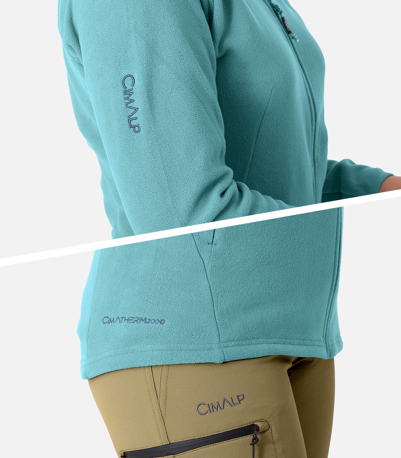 Women's zip fleece FREEZE | Warm and durable – Cimalp