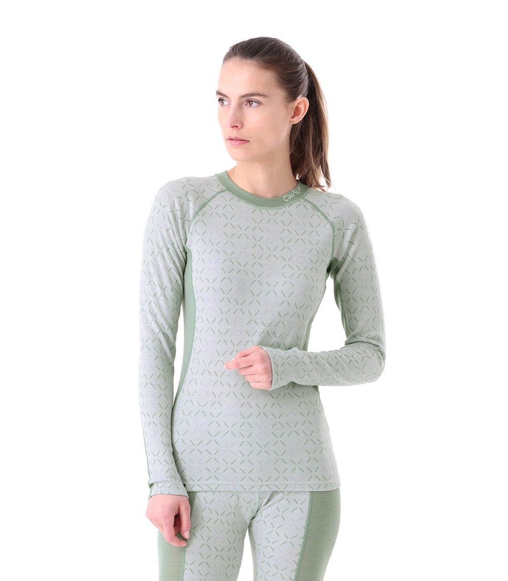 Thermal underwear Women WOOL TOP F Alpine-Refuge