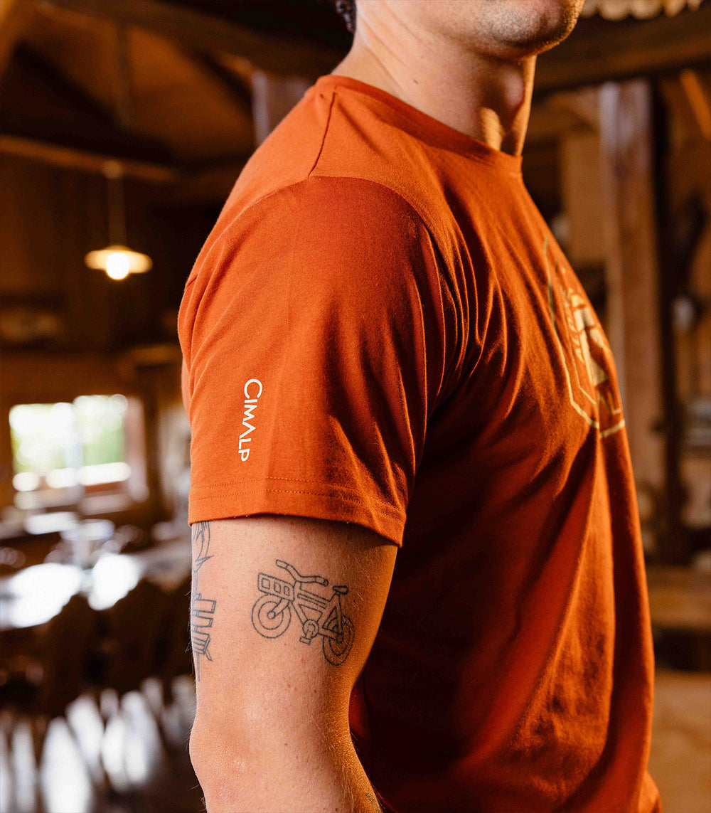 T.Shirt tutti gli sport di montagna Uomo ALMET H Alpine-Refuge