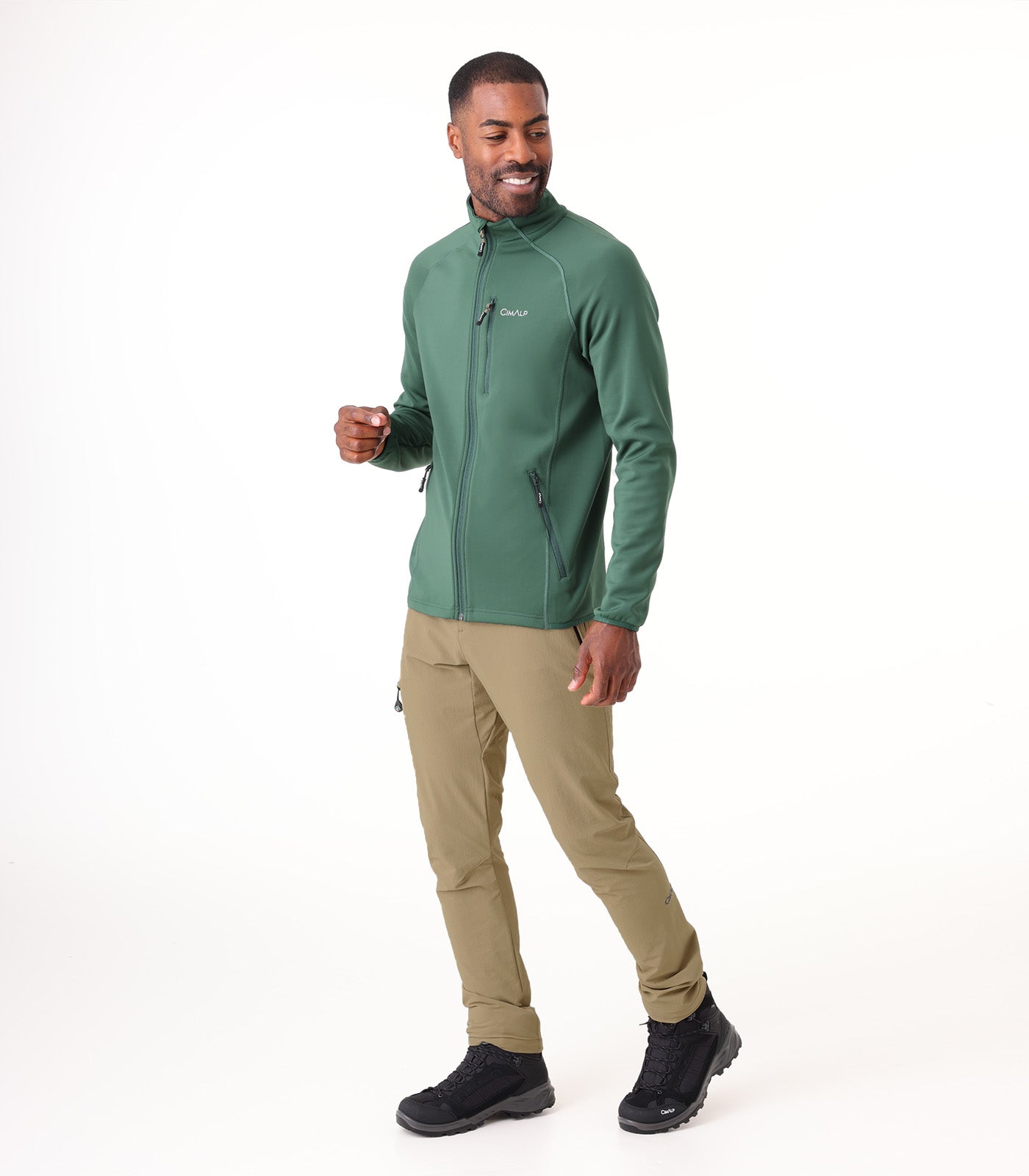 Men's zip-up fleece jacket | Warm and durable – Cimalp