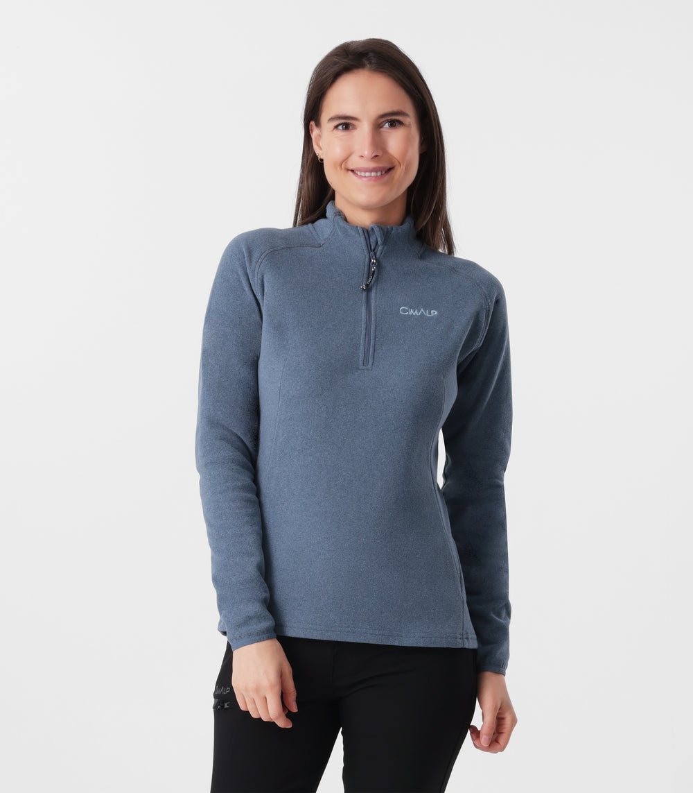 Fleecejacken Damen ALASKA 5 F - Blau
