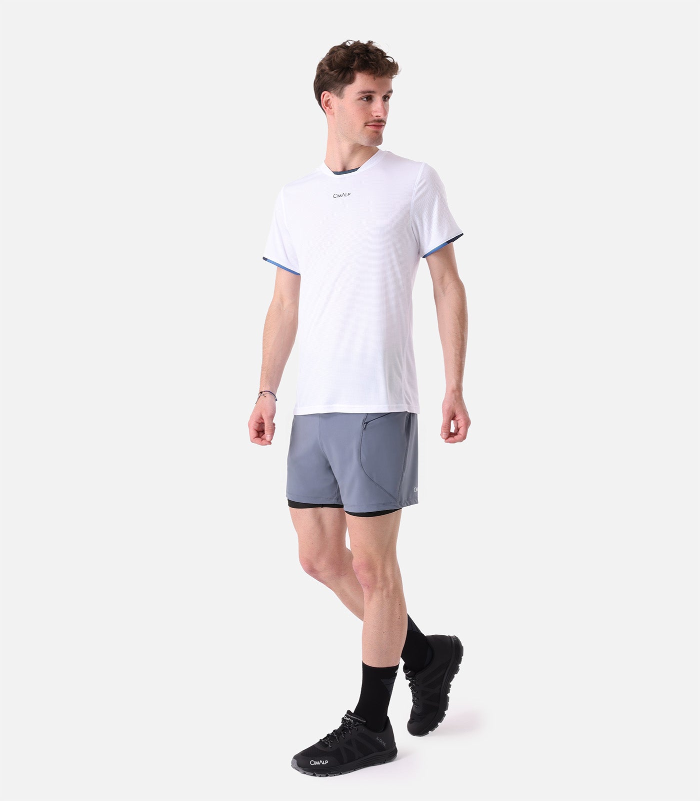 T-shirts de trail running homme Homme BAUGES 4 H