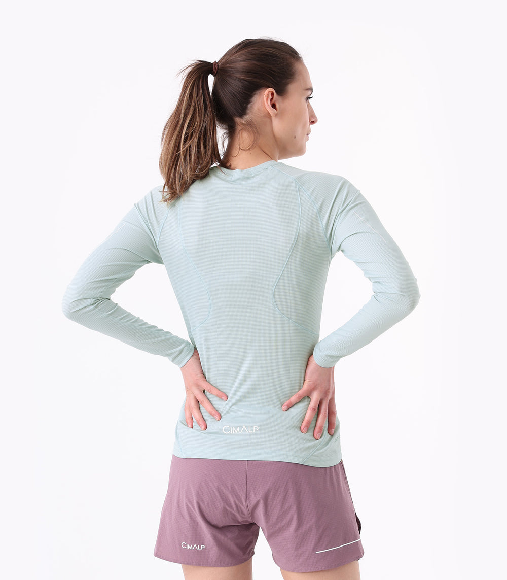 Camiseta Trail Running Mujer BOREON LS F