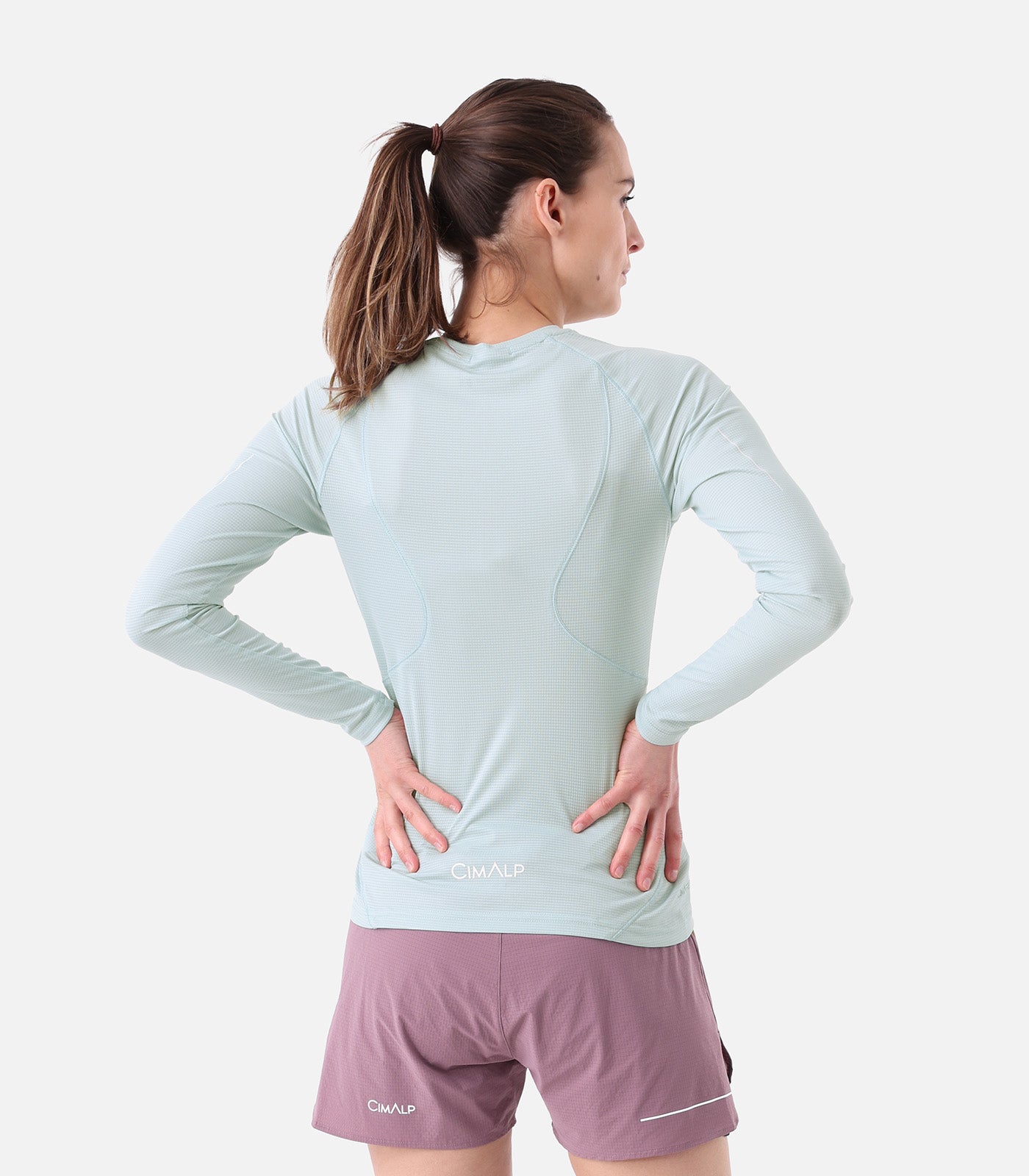 t-shirt da trekking donna Donna BOREON LS F