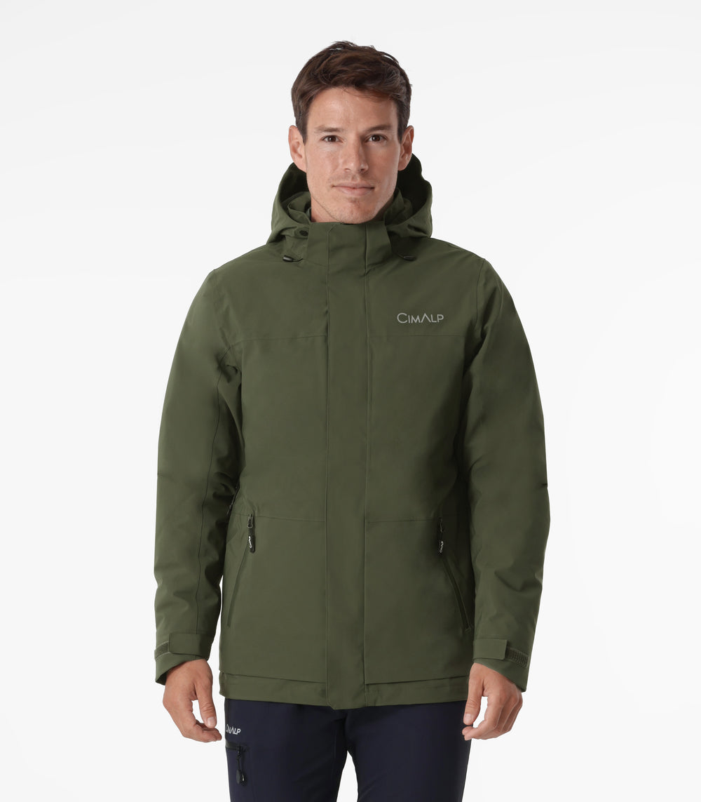 Men's hiking jackets CLIMAT 4 H - Green