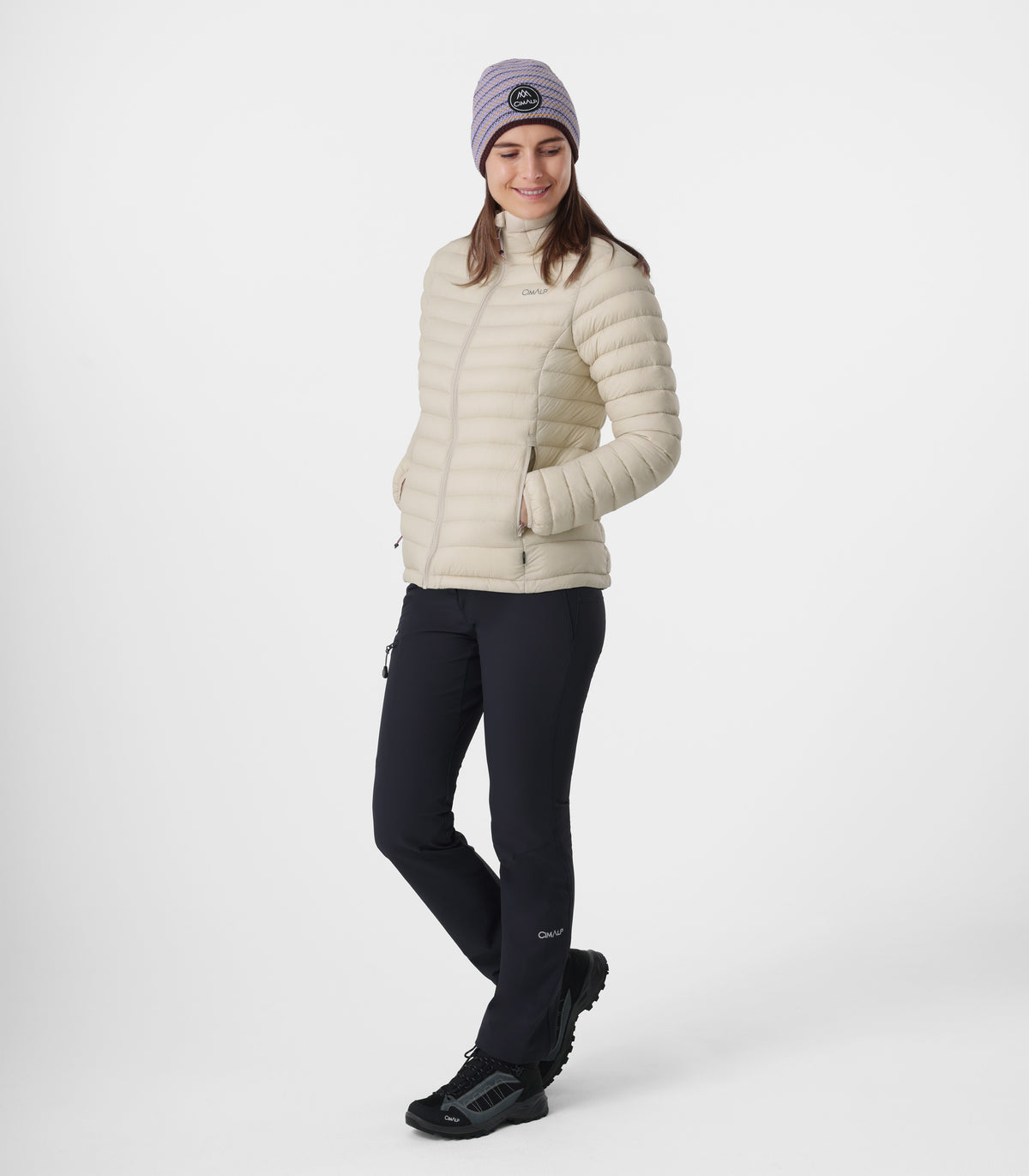Hiking and mountaineering down jackets Women CLUSAZ 2 F