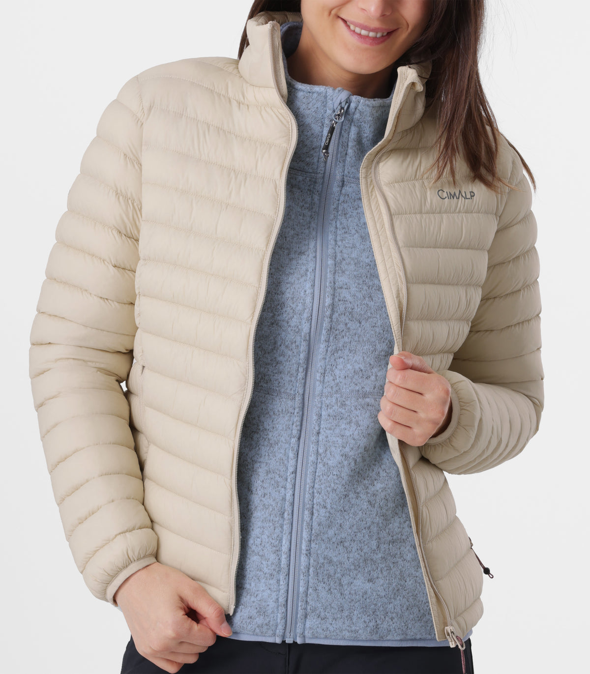 Hiking and mountaineering down jackets Women CLUSAZ 2 F