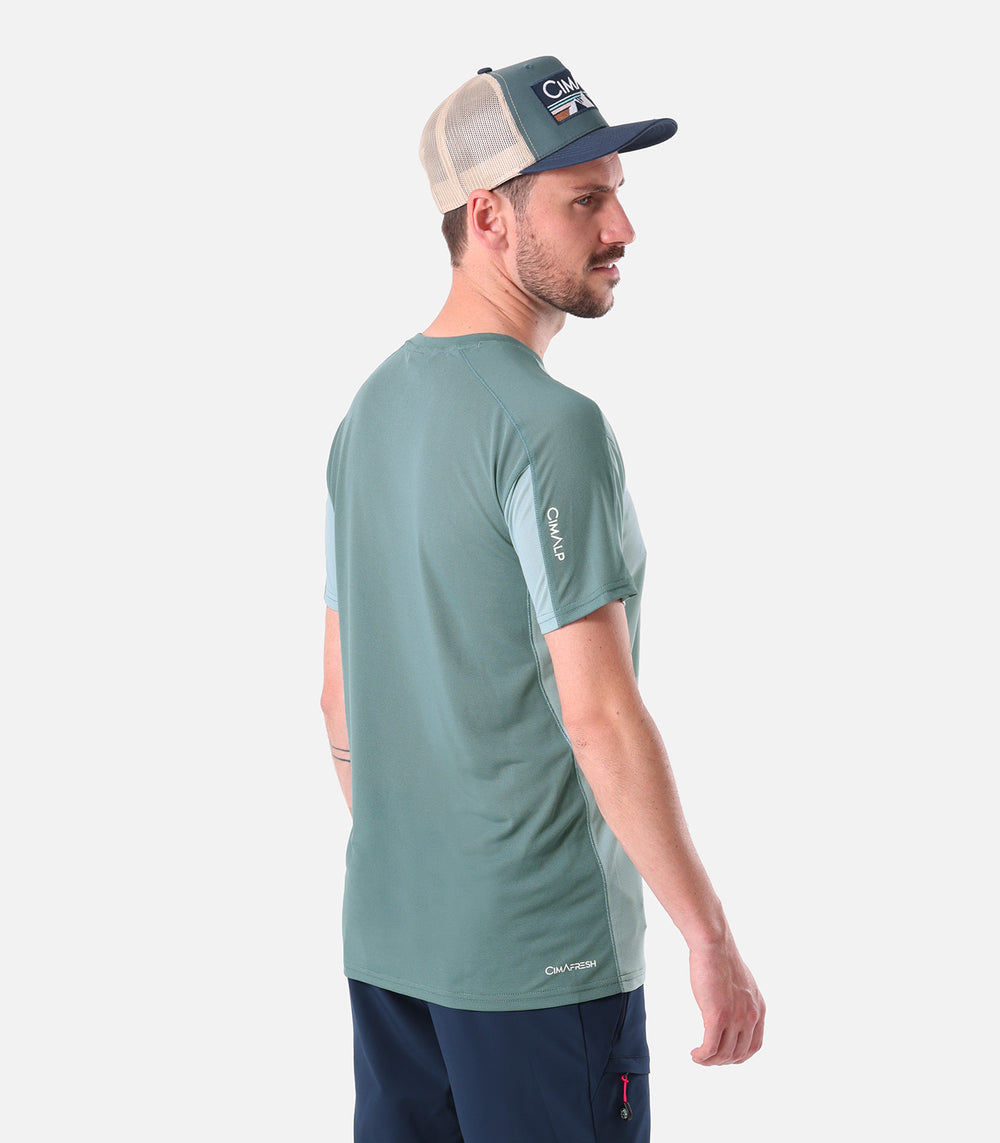 T-shirt lifestyle uomo Uomo EIGER 2 H bicolore