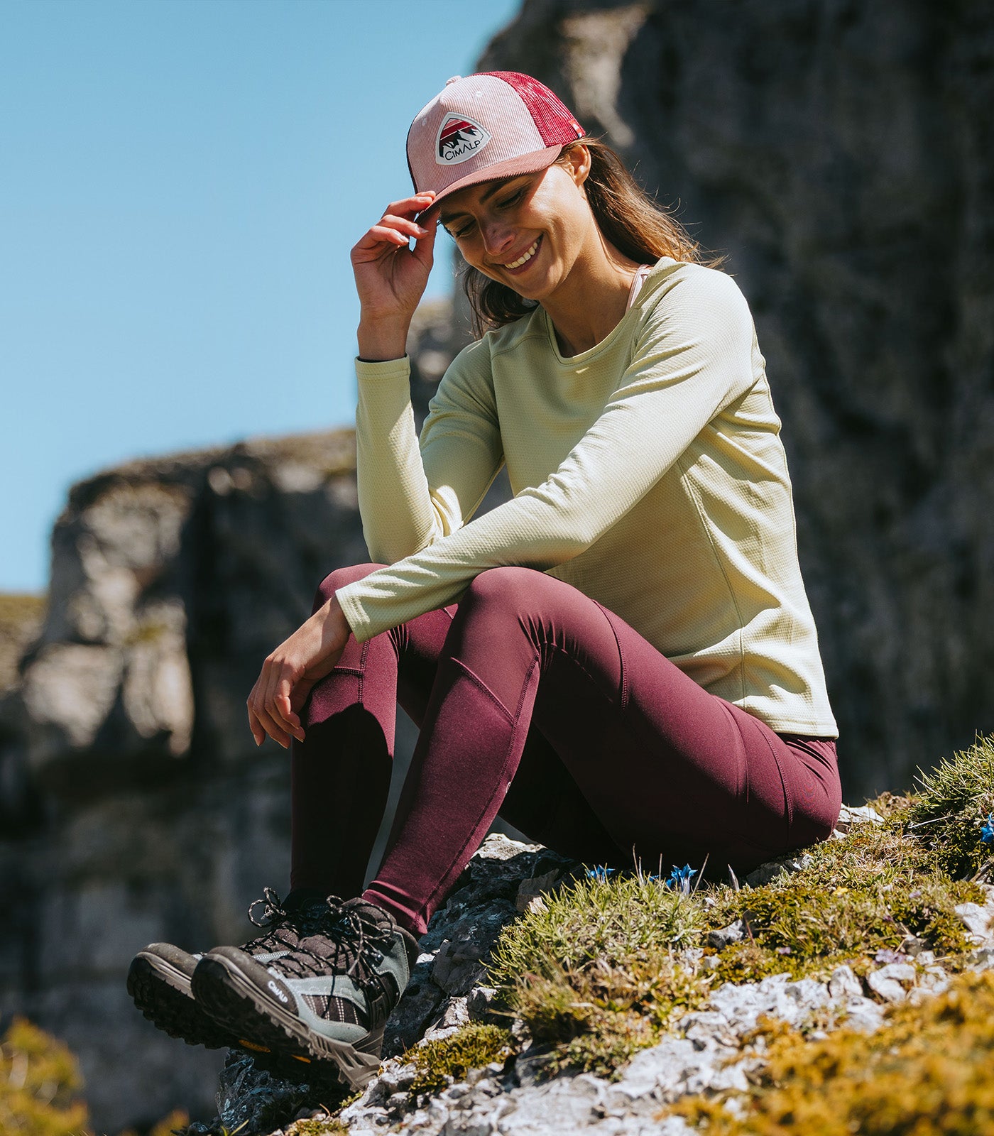 Women's hiking t-shirts Women VENTURI LS 6 F