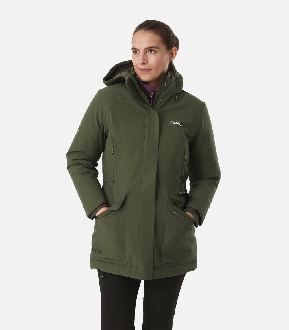 Parka femme chaude et imperméable - Nature 2 - Vert