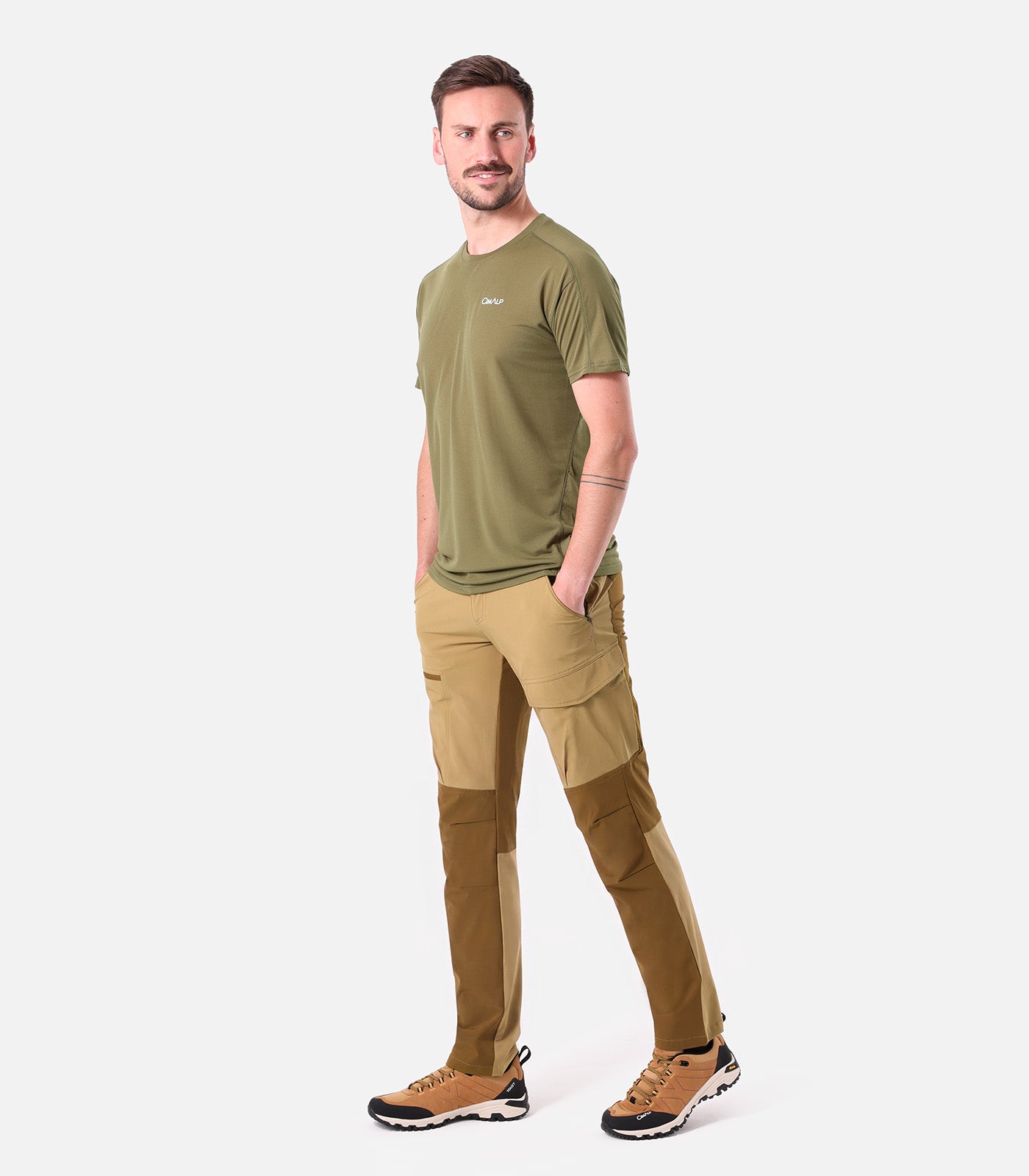 Herren-Wander-T-Shirts Herren EIGER 2 H
