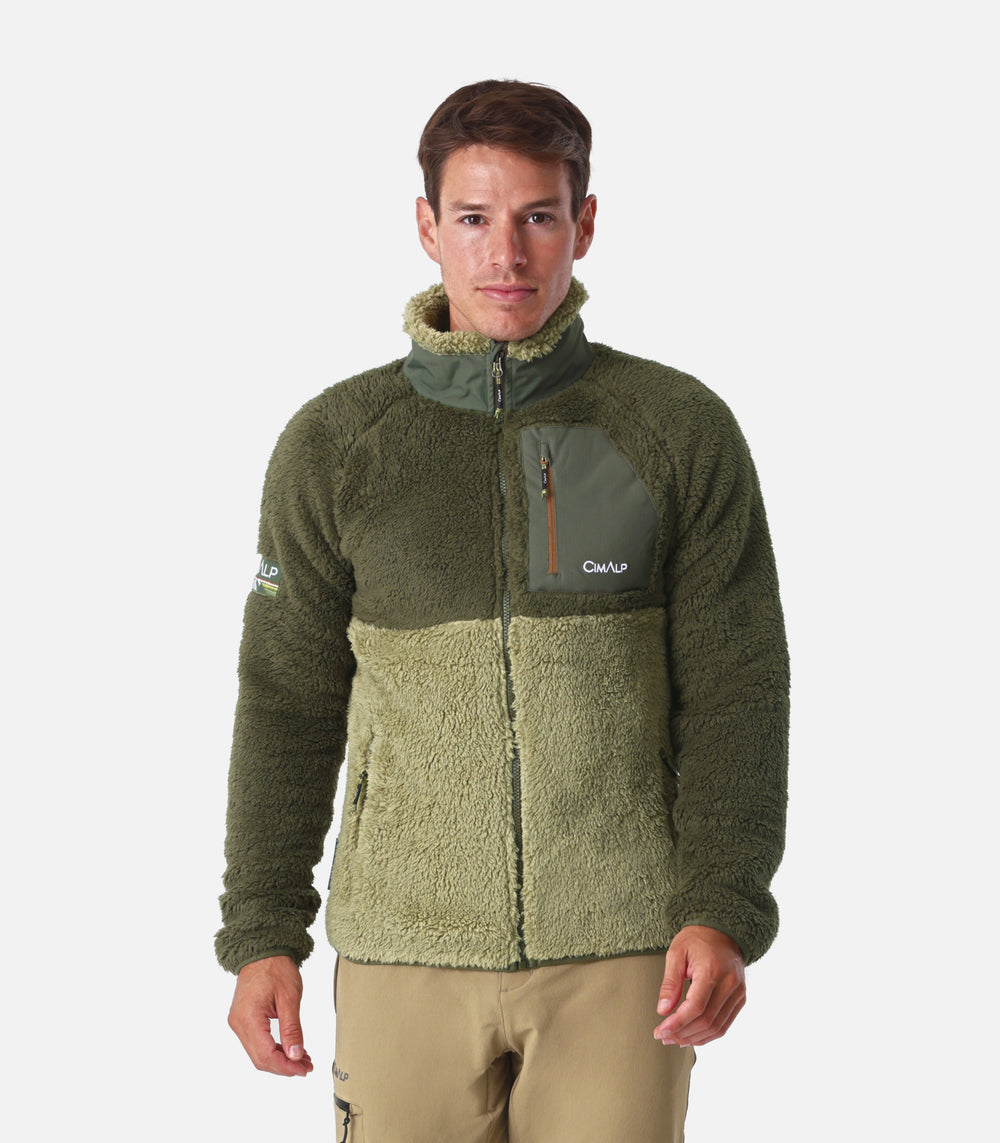 Herren-Fleecejacken REFUGE 2 H - Khaki