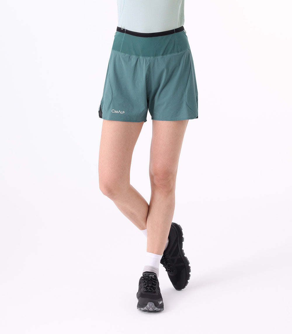 Short & Collant de Trail-Running Femme THABOR F
