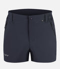 Pantaloncini corti elasticizzati per il trekking da uomo - GALIBIER COURT 4 H antracite - foto prodotto