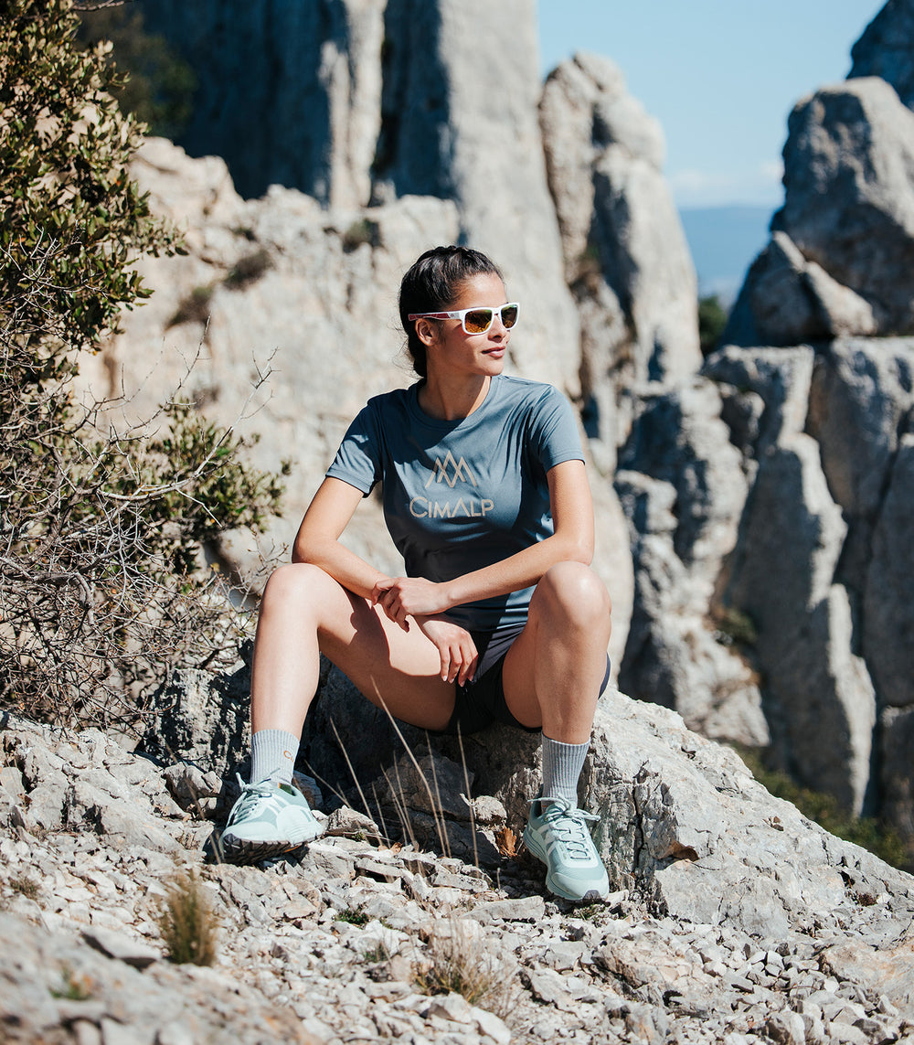 T.Shirt tutti gli sport di montagna Donna IMPRESSION F