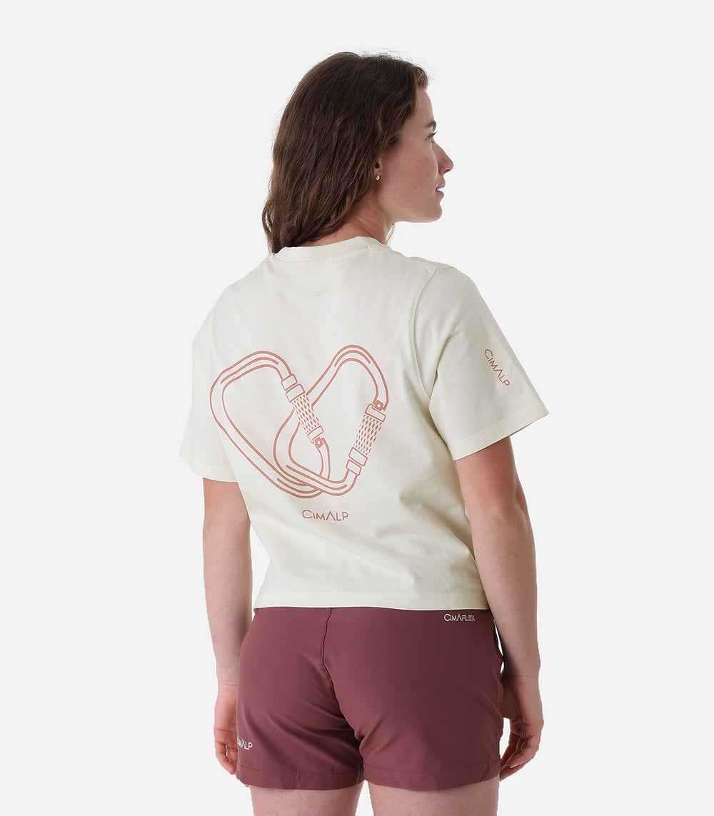 T.Shirt tutti gli sport di montagna Donna ROPE F