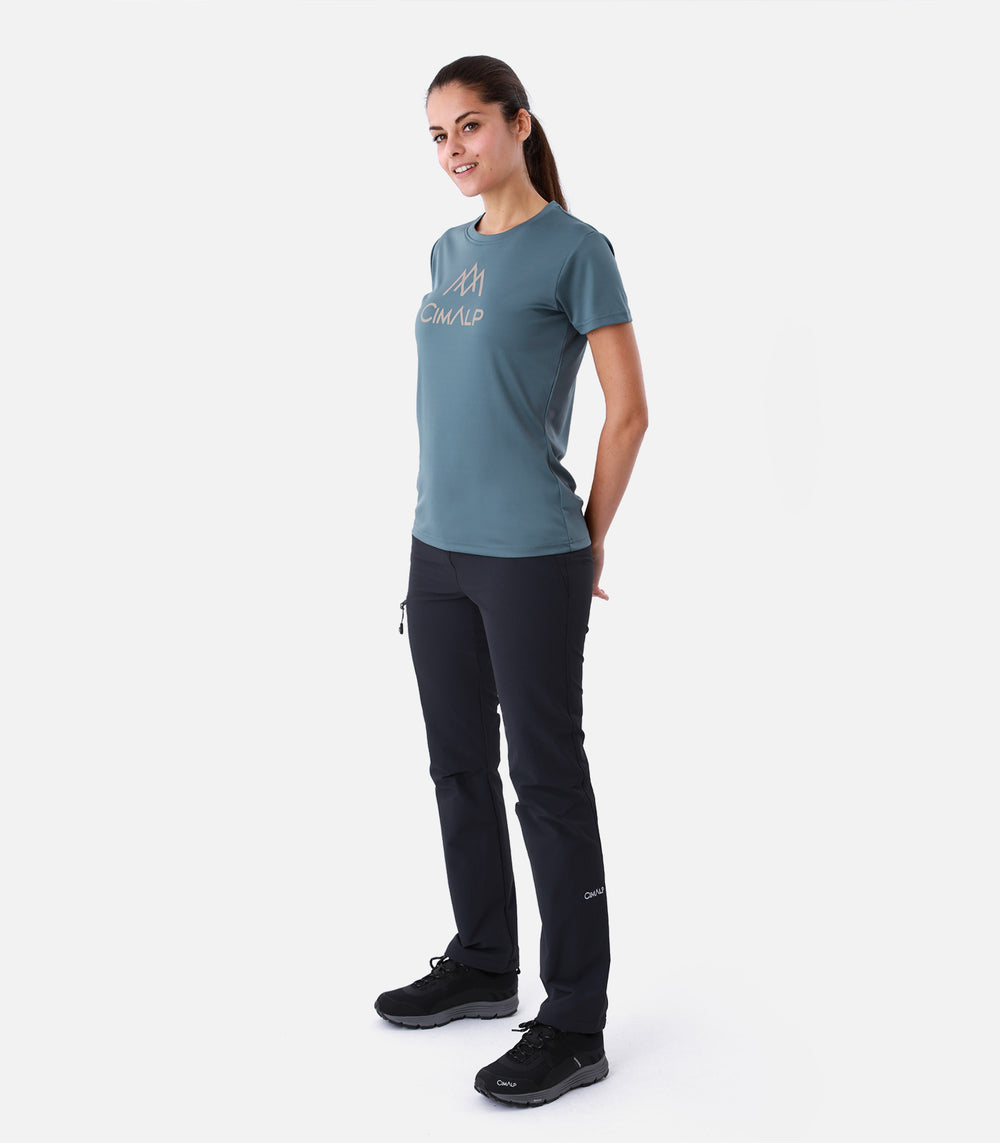 T.Shirt tutti gli sport di montagna Donna IMPRESSION F