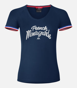 Packable CimaFresh technical T-shirt - Women - THE FRENCH WOMAN 2 F Navy - product image